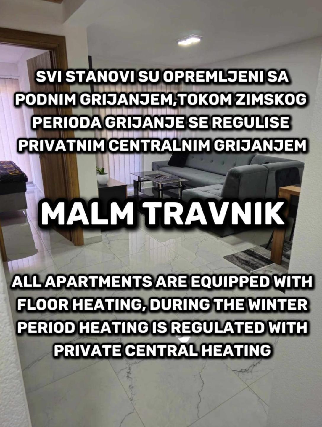 Malm Travnik Apartment Luaran gambar